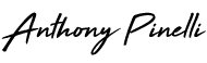 Signature d'Anthony Pinelli